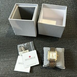 Women’s dual tone chronograph Michele watch